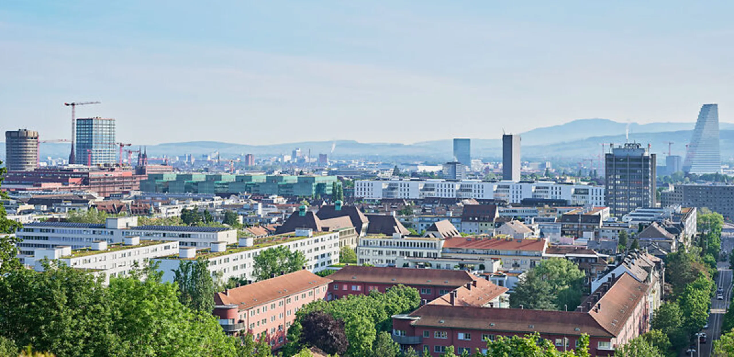 Bruderholz aerial view Basel