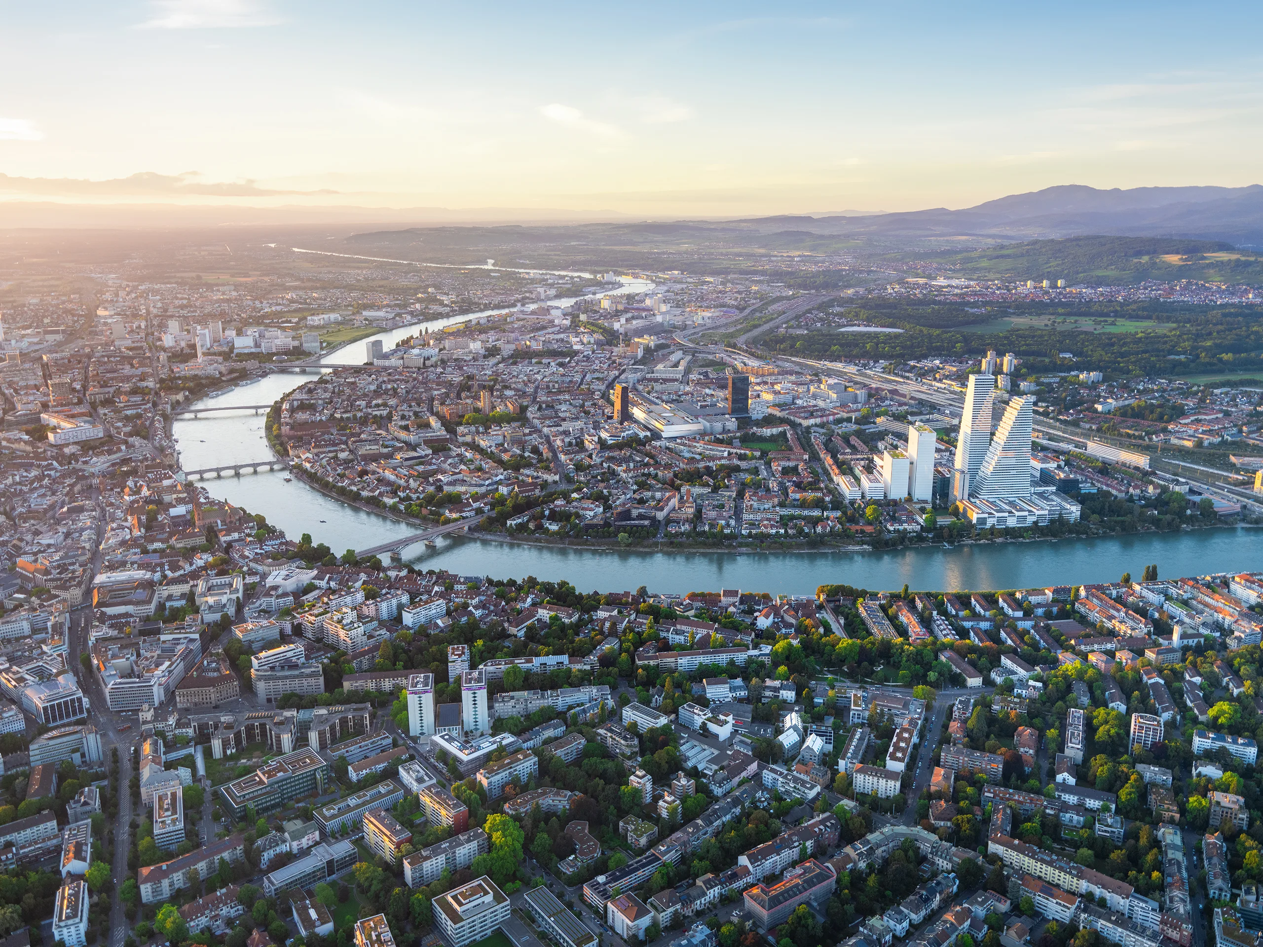 Hero Image Basel Area Life Sciences Supercluster Aerial view