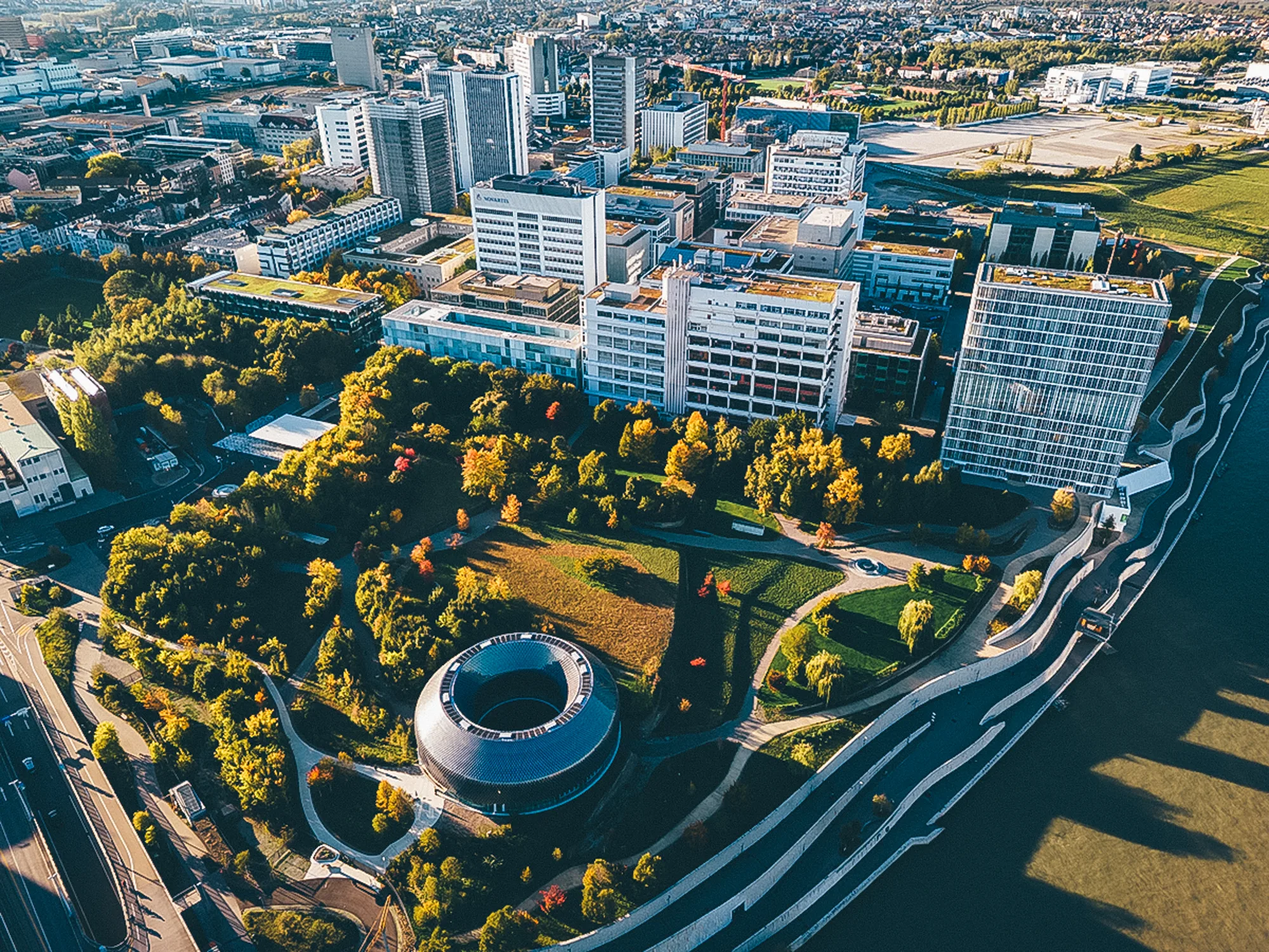 Novartis aerial view