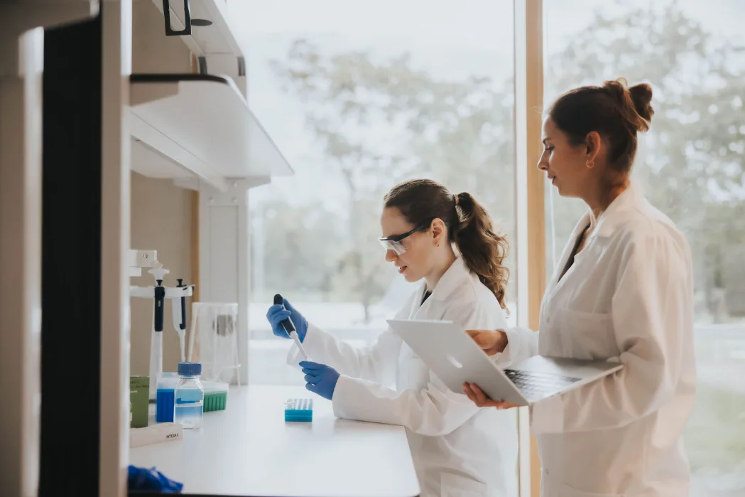 Lab work at the Main Campus